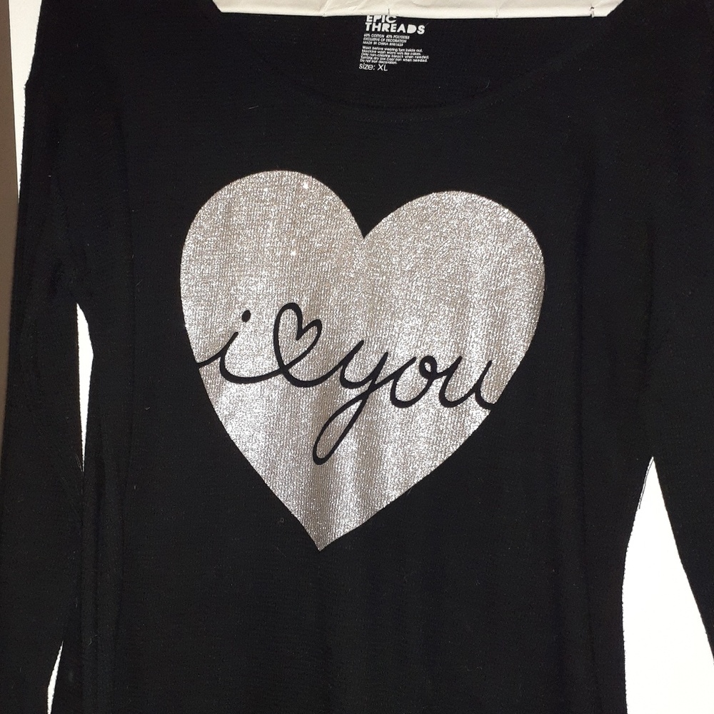 Girls long sleeve thermal shirl